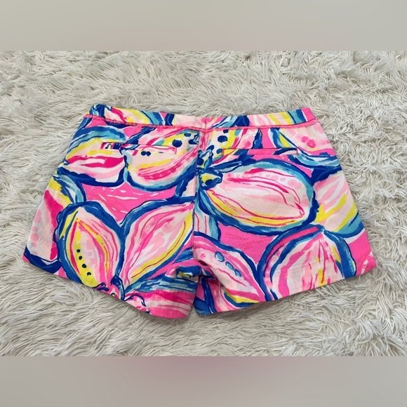Lilly Pulitzer Adie Shorts - Size 2 - pink sunset/the sunny side print - Picture 4 of 11